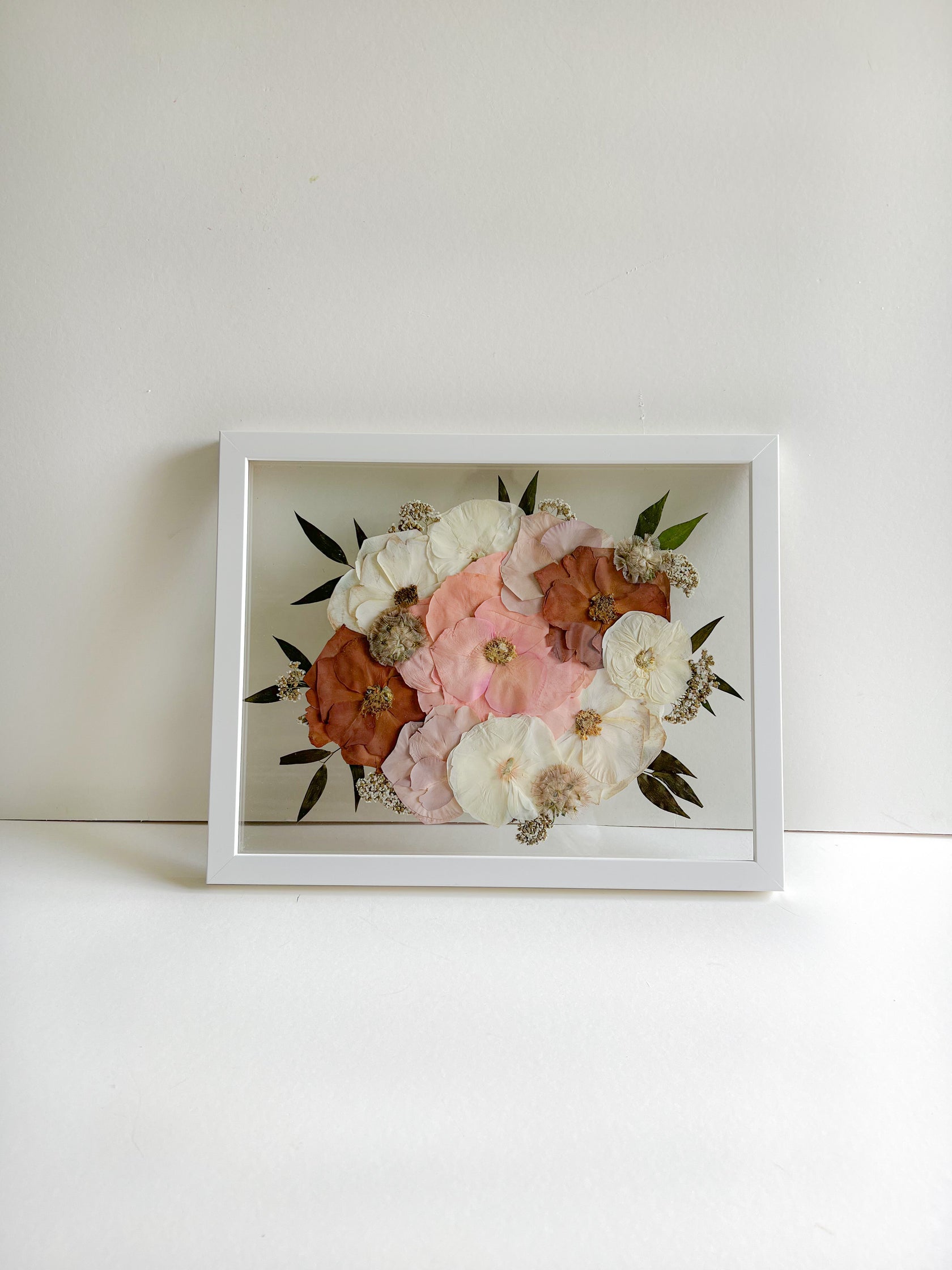 pressed wedding bouquet – olivebranchstudios