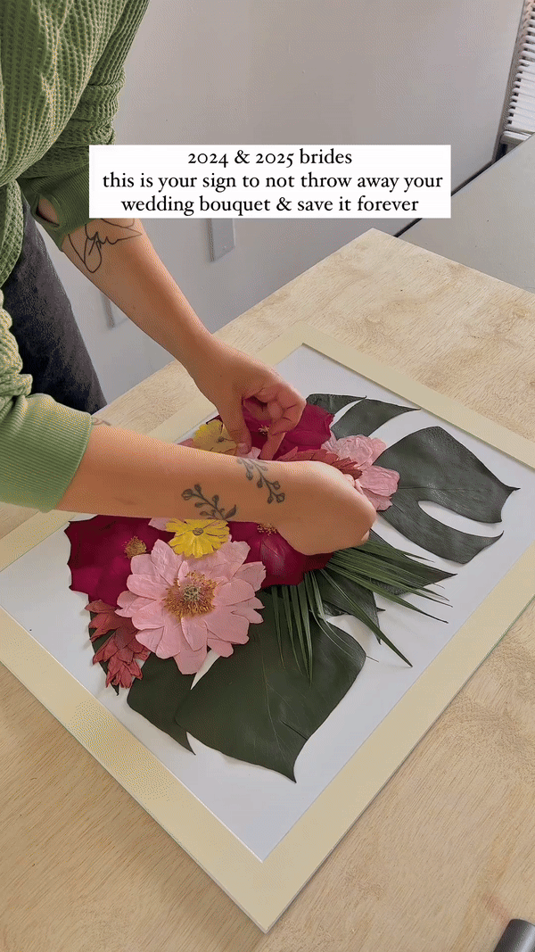 preserving wedding bouquet video